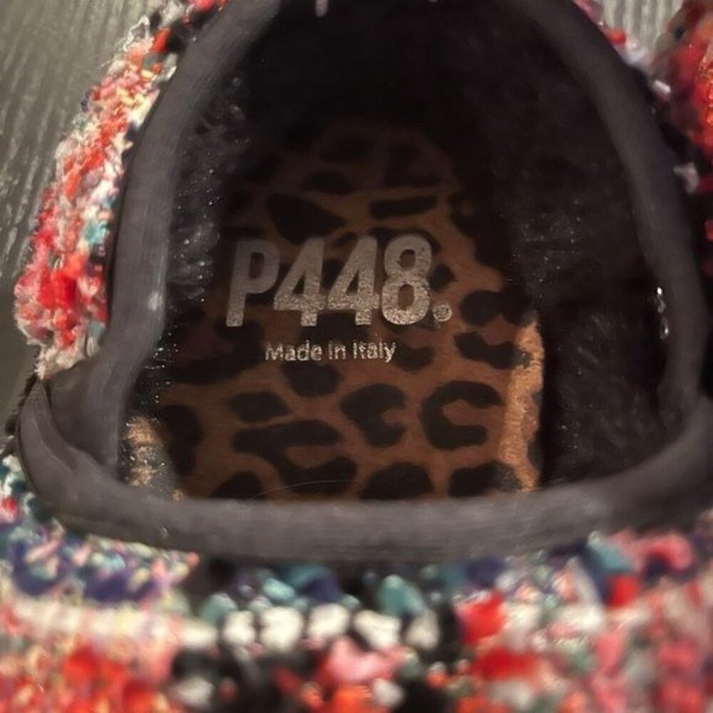 P448 Laby Slipper Plaid/Tweed - Size 38 or 8 - NWOT - Picture 4 of 9